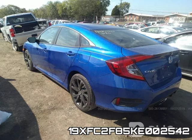 19XFC2F85KE002542 фото 4