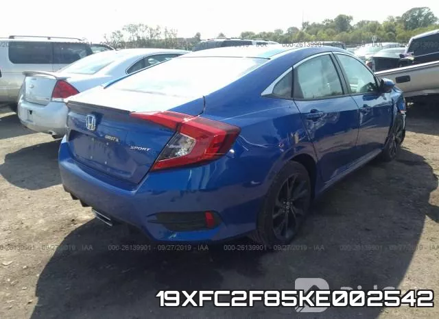 19XFC2F85KE002542 фото 5