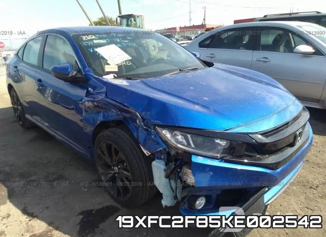 19XFC2F85KE002542 фото 7