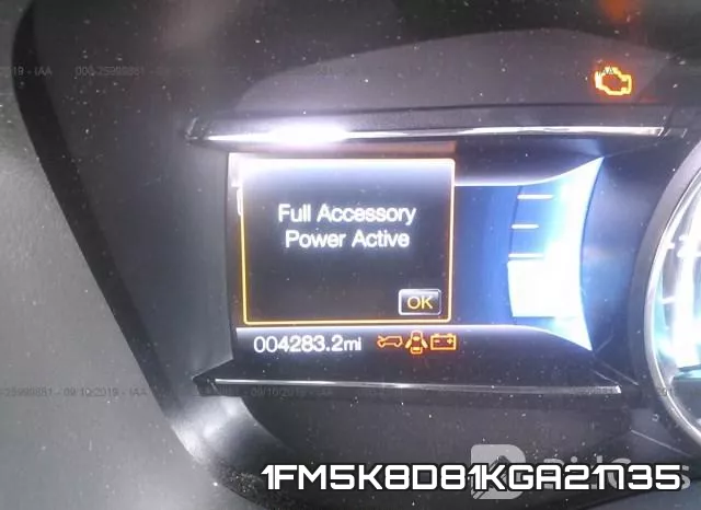 1FM5K8D81KGA21735 фото 8