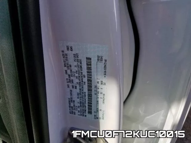 1FMCU0F72KUC10015 фото 2