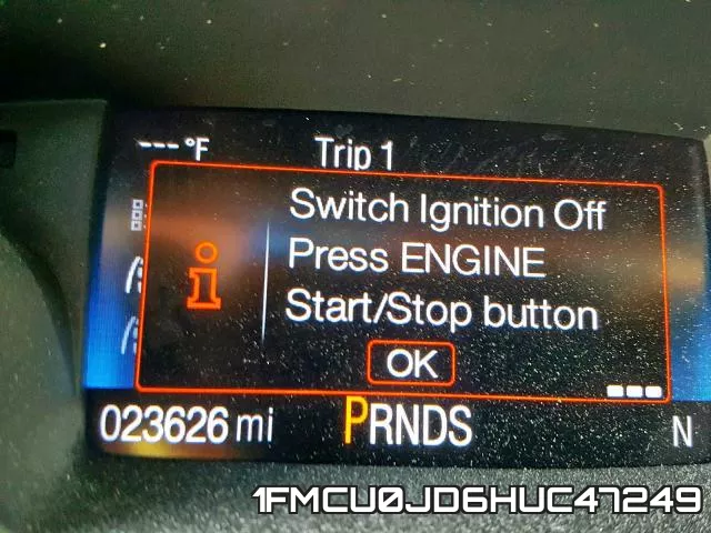 1FMCU0JD6HUC47249 фото 9