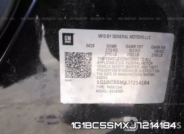 1G1BC5SMXJ7214184 фото 10