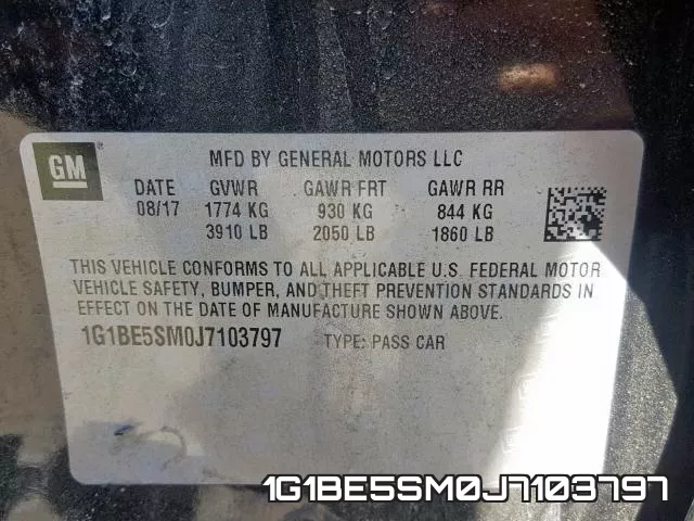 1G1BE5SM0J7103797 фото 2