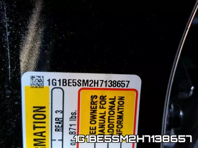 1G1BE5SM2H7138657 фото 2