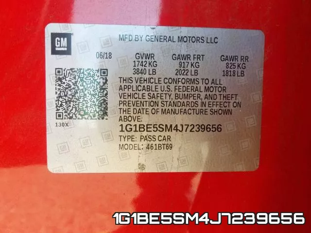 1G1BE5SM4J7239656 фото 2