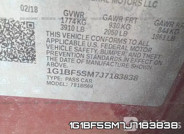 1G1BF5SM7J7183838 фото 9