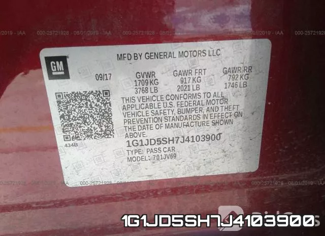 1G1JD5SH7J4103900 фото 10