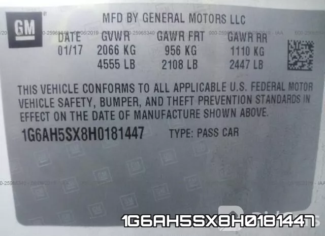 1G6AH5SX8H0181447 фото 10