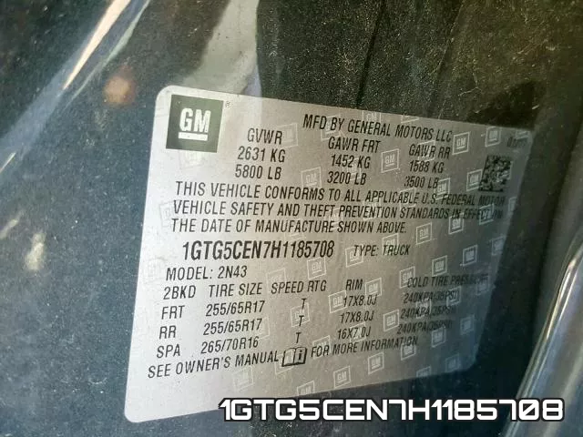 1GTG5CEN7H1185708 фото 2
