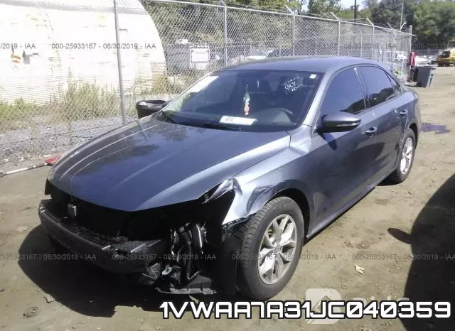 1VWAA7A31JC040359 фото 3