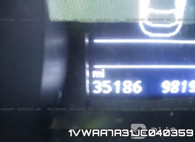 1VWAA7A31JC040359 фото 8