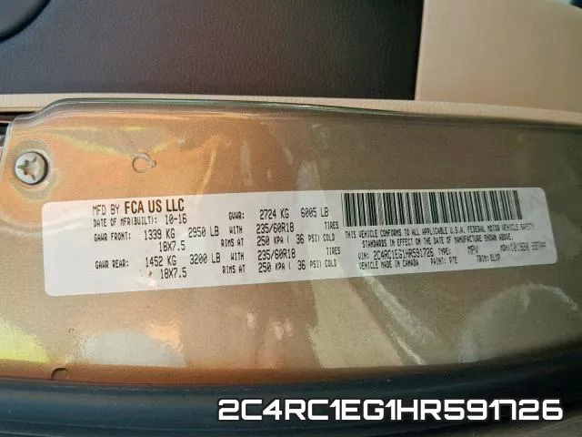 2C4RC1EG1HR591726 фото 2