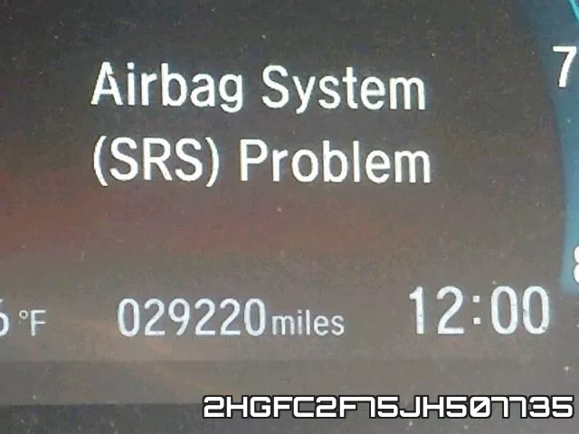 2HGFC2F75JH507735 фото 8
