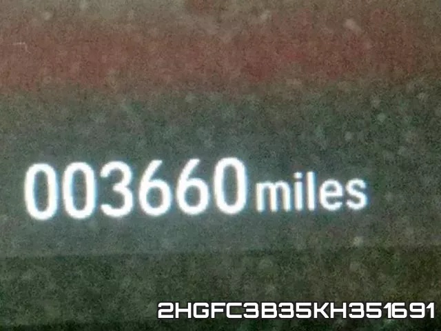 2HGFC3B35KH351691 фото 9