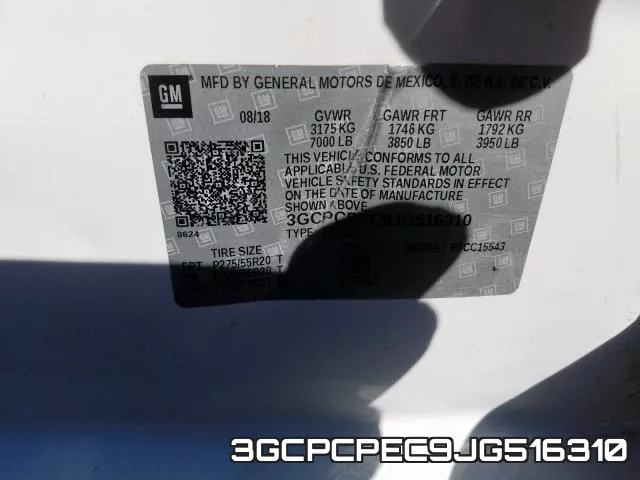 3GCPCPEC9JG516310 фото 2