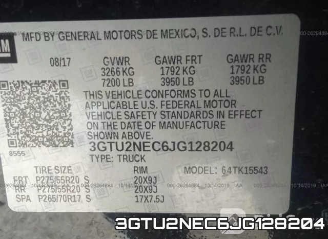 3GTU2NEC6JG128204 фото 10