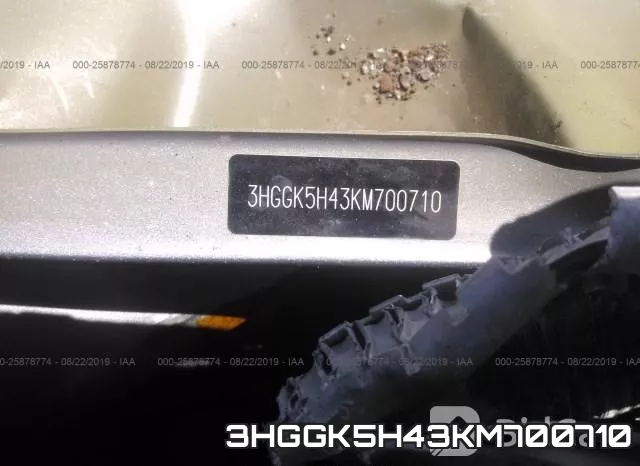 3HGGK5H43KM700710 фото 10