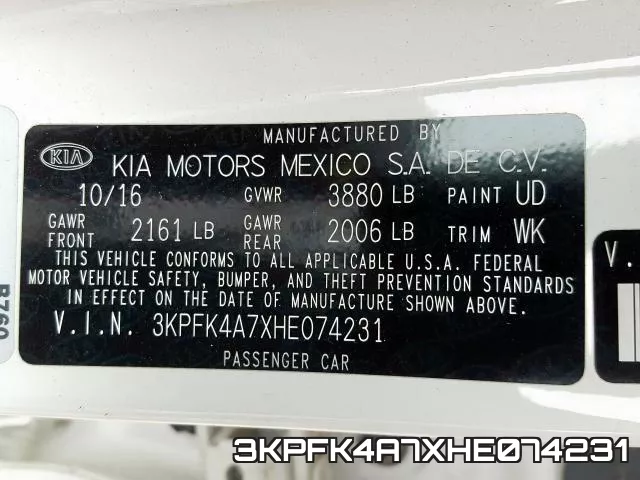 3KPFK4A7XHE074231 фото 2