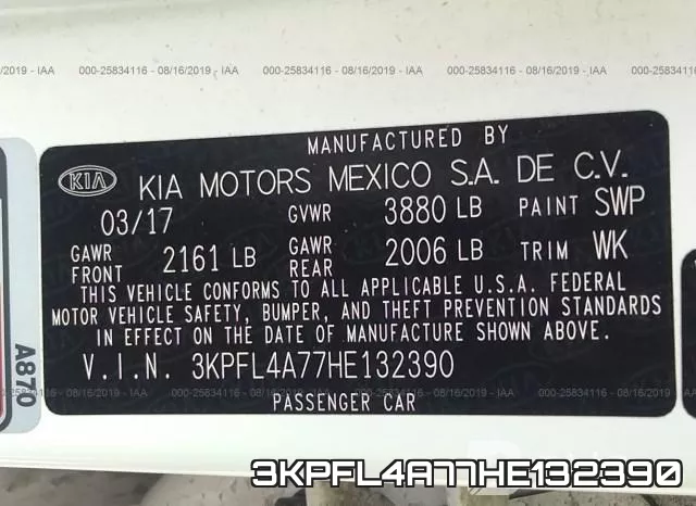 3KPFL4A77HE132390 фото 9