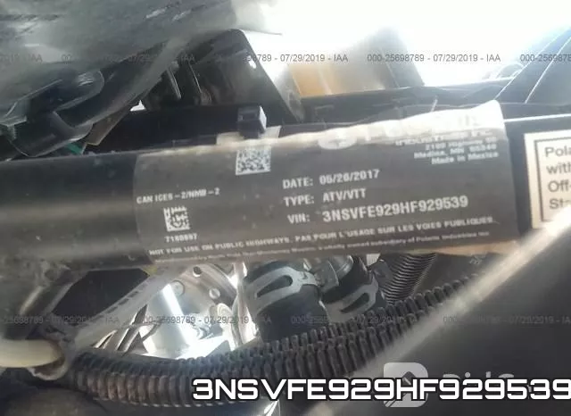 3NSVFE929HF929539 фото 2
