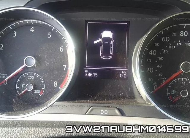 3VW217AU8HM014699 фото 8