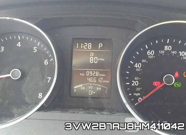 3VW2B7AJ8HM411042 фото 8