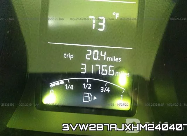 3VW2B7AJXHM240407 фото 8