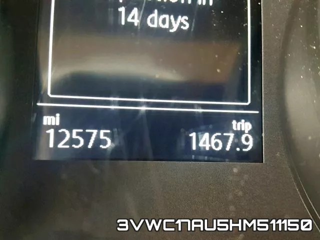 3VWC17AU5HM511150 фото 9