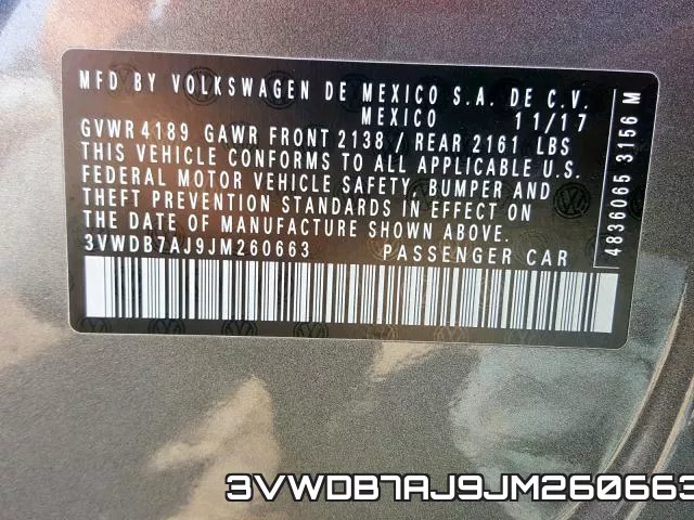 3VWDB7AJ9JM260663 фото 2