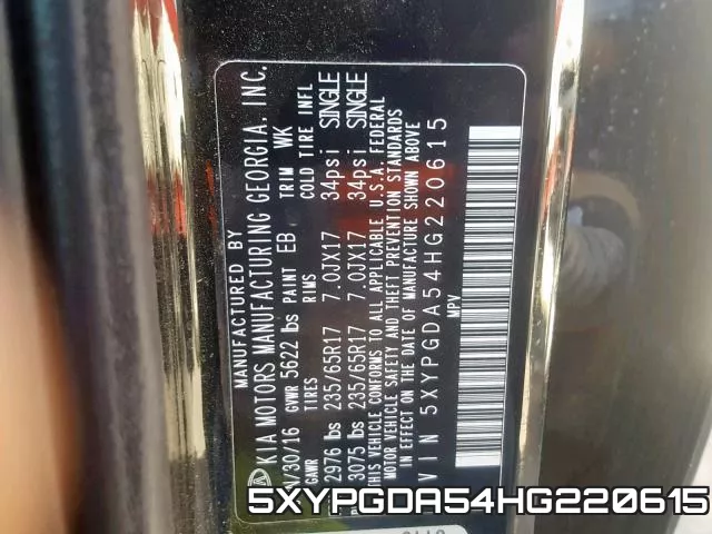 5XYPGDA54HG220615 фото 2
