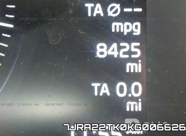 7JRA22TK0KG006626 фото 8