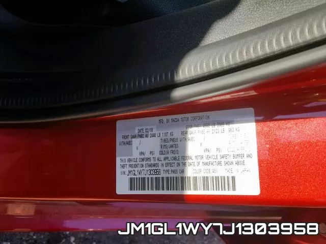 JM1GL1WY7J1303958 фото 2