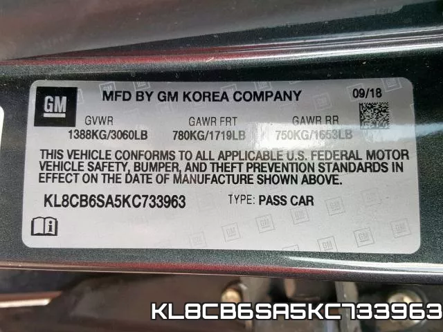 KL8CB6SA5KC733963 фото 2
