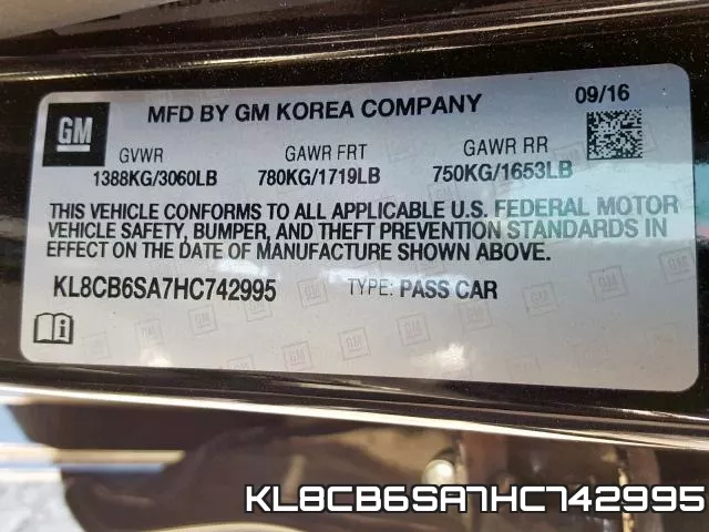 KL8CB6SA7HC742995 фото 2