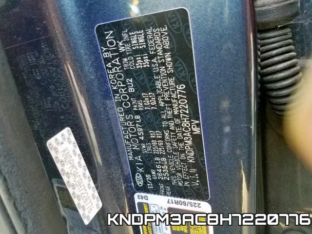 KNDPM3AC8H7220776 фото 2