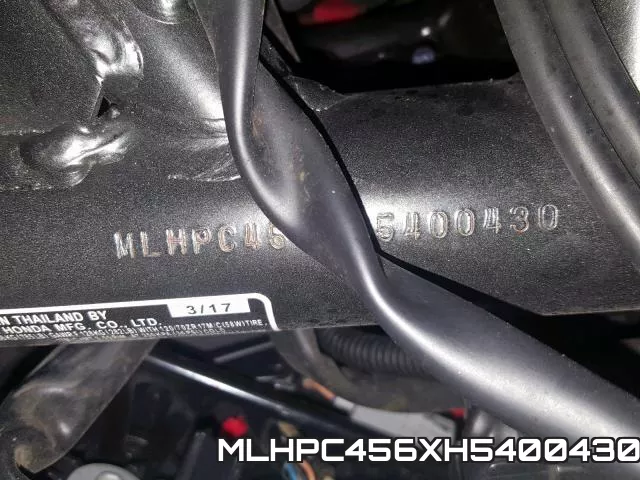 MLHPC456XH5400430 фото 2