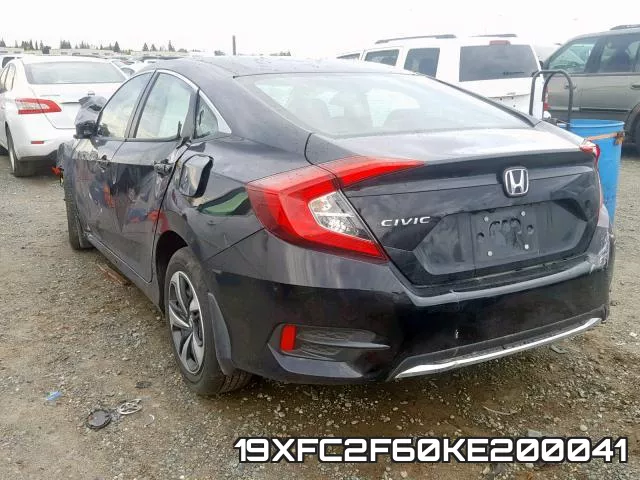 19XFC2F60KE200041 фото 4