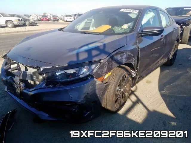 19XFC2F86KE209201 фото 3