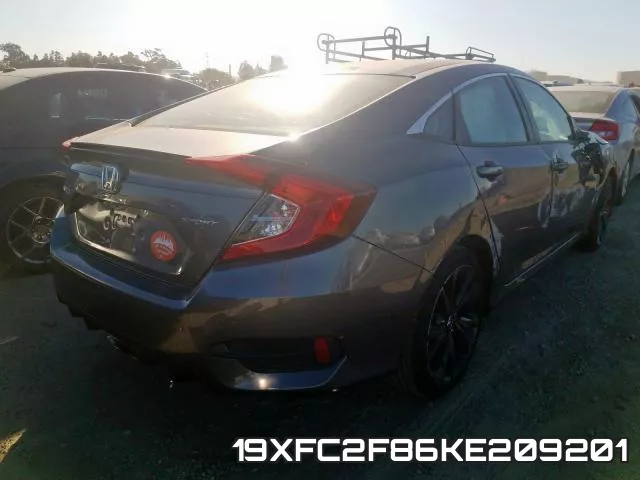 19XFC2F86KE209201 фото 5