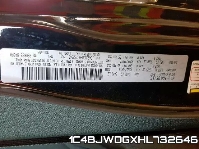 1C4BJWDGXHL732646 фото 2