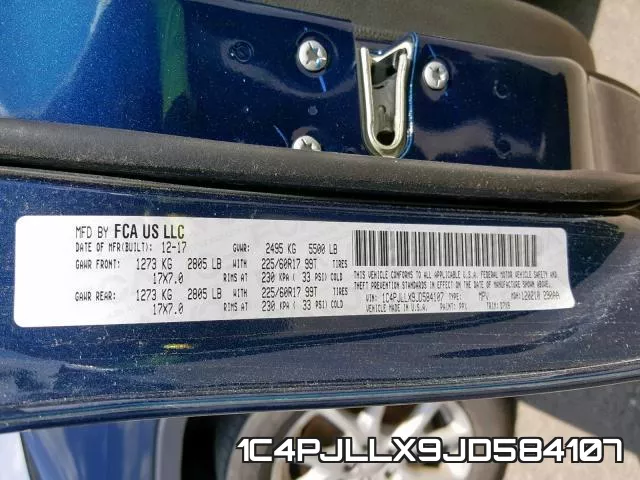 1C4PJLLX9JD584107 фото 2