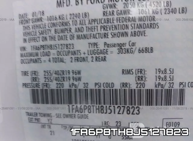 1FA6P8TH8J5127823 фото 10
