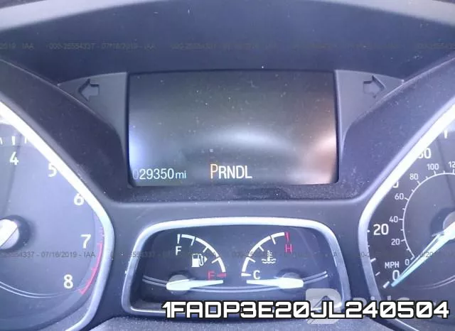 1FADP3E20JL240504 фото 8