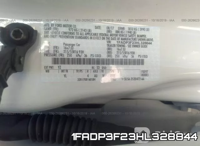 1FADP3F23HL328844 фото 10