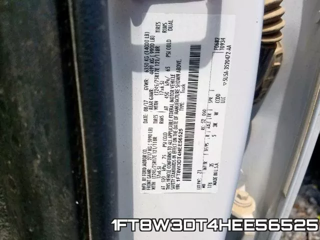 1FT8W3DT4HEE56525 фото 2