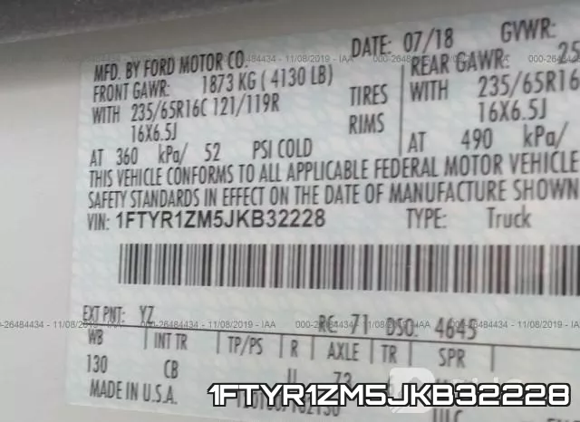 1FTYR1ZM5JKB32228 фото 9