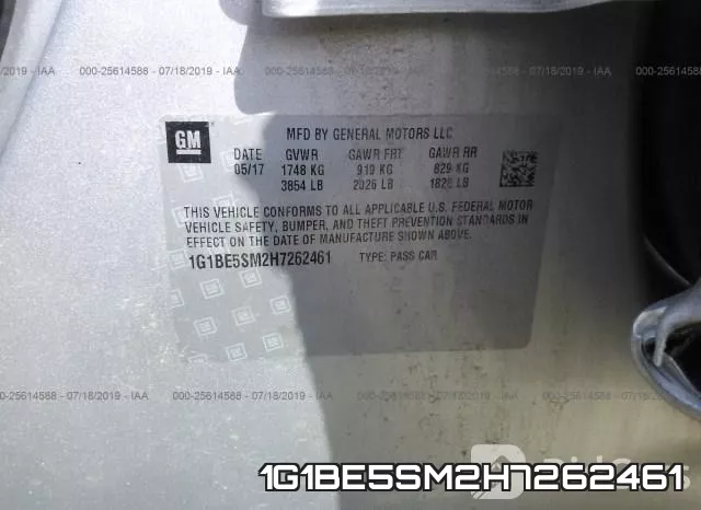 1G1BE5SM2H7262461 фото 9