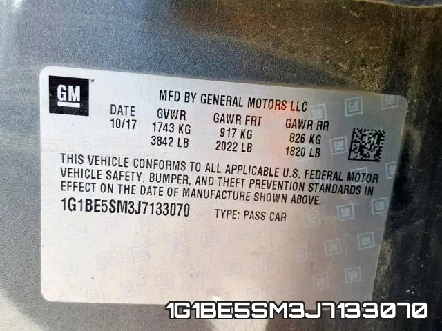 1G1BE5SM3J7133070 фото 2