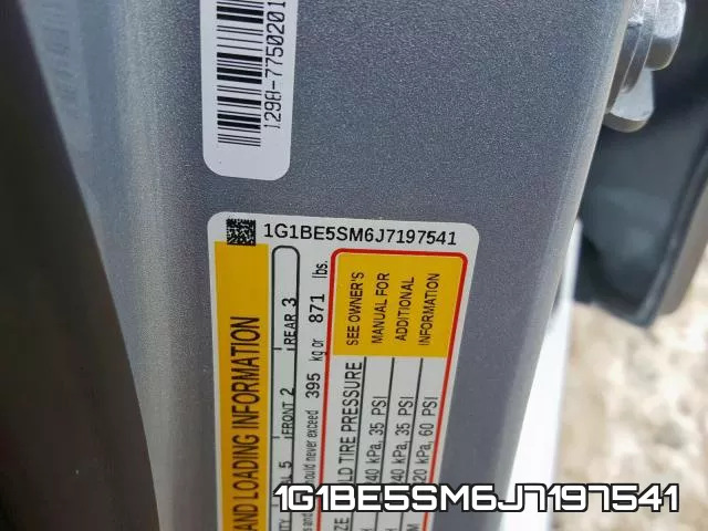 1G1BE5SM6J7197541 фото 2